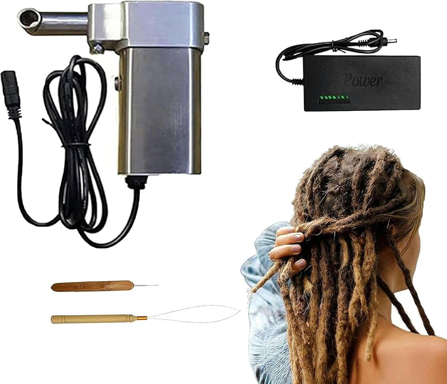 夏季限定値下げ中 電動ドレッドマシン Instant Locs Machine Amazon.co.jp: ドレッドロックマシン、ドレッドロック用の電動